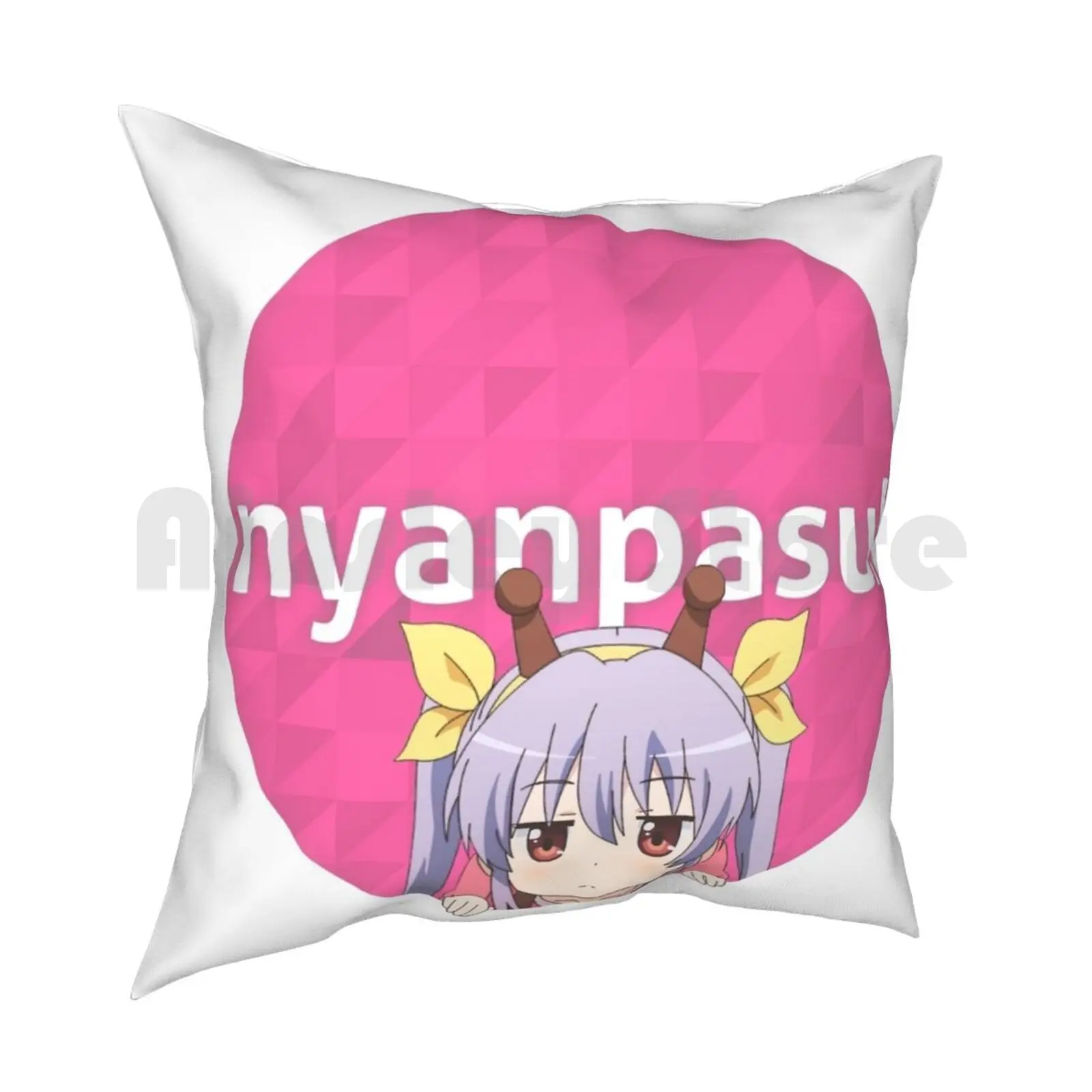 Non Non Biyori-Nyanpasu! ( Osu! Parody ) Pillow Case Printed Home Soft DIY Pillow cover Osu Non Non Biyori Non Biyori Renge