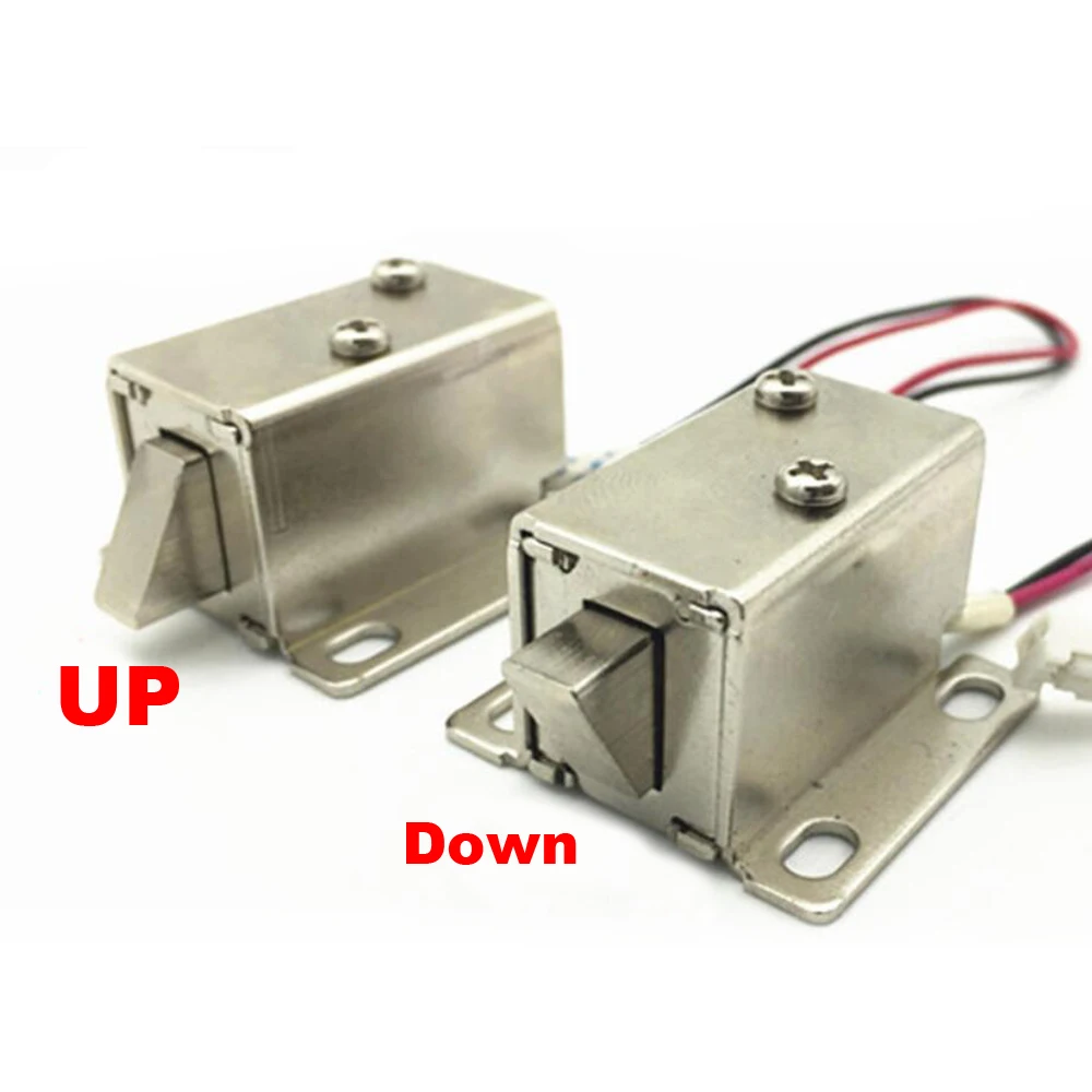 Electronic Door Lock Catch Door Gate 12V 0.4A  Release Assembly Solenoid Access Control lock