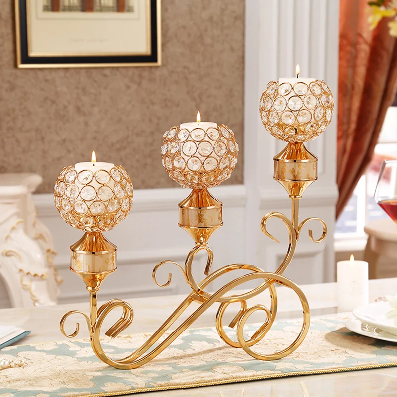 

Nordic Style Light Luxury Candle Holder Elegant Simple Wedding Centerpieces Decoracion Hogar Moderno Candle Holders BG50CH