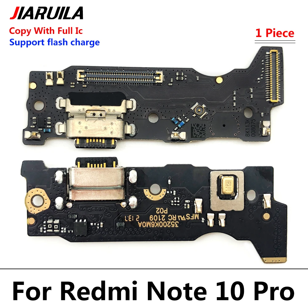 Fast Charger USB Dock Charging Dock Port Board With Microphone Flex Cable For Xiaomi Redmi Note Note 10s / 10 Pro / Note 10 5G