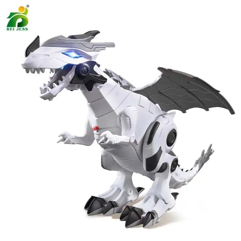 Crianças dinossauros brinquedo elétrico crianças educacional interativo legal iluminação dinossauro animais robô brinquedos para o menino