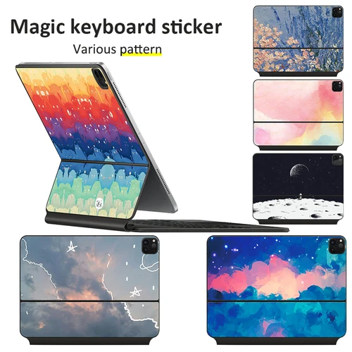 Imagen 2 del producto Película personalizada para teclado mágico, pegatina de piel 2020 Ipad Pro6 11/2021 Ipad, pegatina de 12,9 pulgadas, cubierta protectora para teclado 4