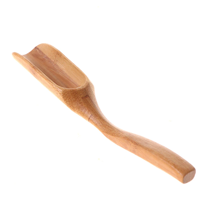 1Pcs Tea Accessories Chinese Kongfu Wooden Bamboo Retro Style Natural Tea Scoop Delicate Spoon Portable Bamboo Teaspoon 3 Sizes view 5