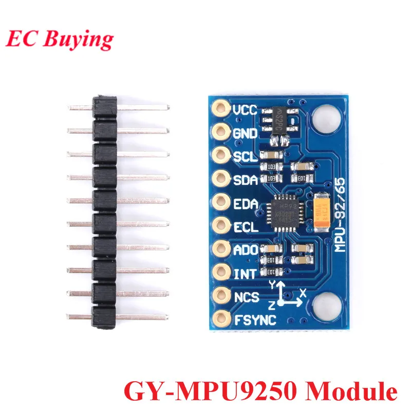 GY-9250 MPU 9250 MPU-9250 299DOF 9-Axis Attitude +Gyro+Accelerator+Magnetometer Sensor Module MPU9250 SPI/IIC I2C Interface