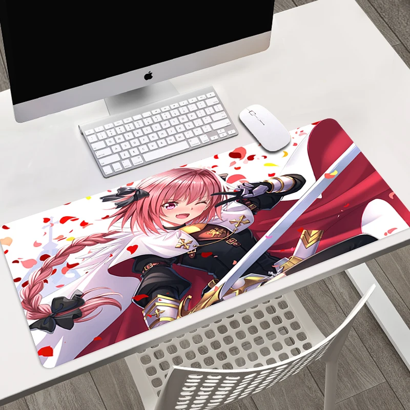 

Astolfo Anime Mouse Pad Gamer Play Mats Gaming Mouse Pad 800x300mm Large Keyboard Deak Mat for overwatch/cs go/world of warcraft