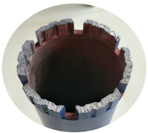 [Turbo Segments] Diamond core drill bits segments with grooves | teeth tooth tips heads for drilling reinforced concrete