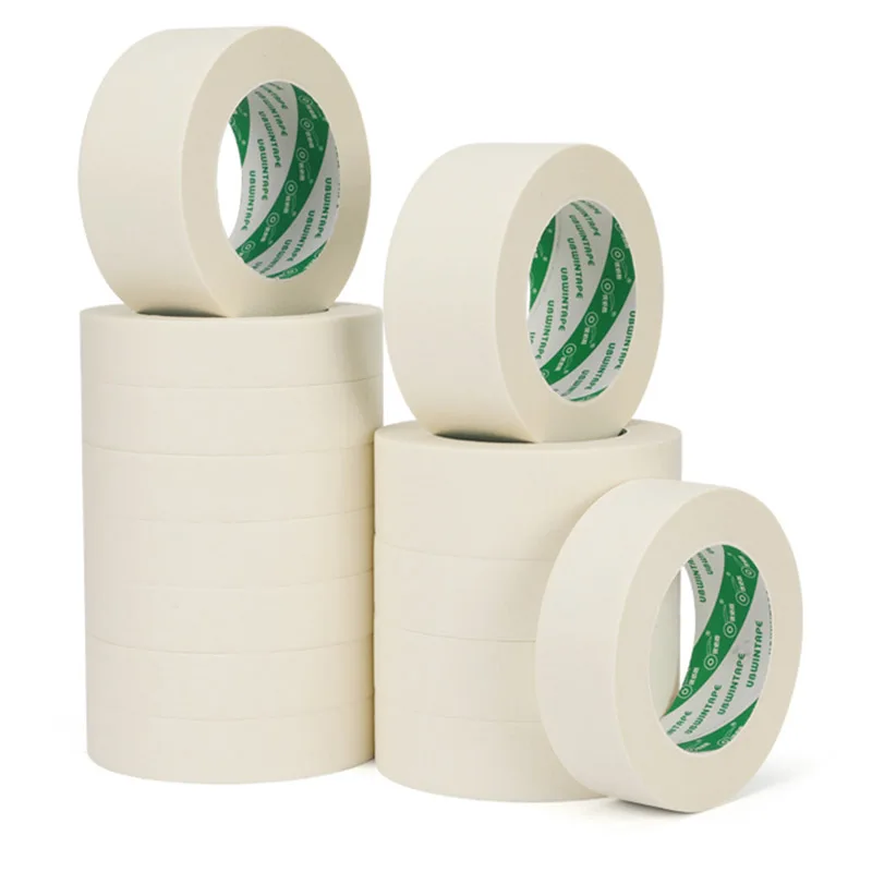 1~5Rolls 50M Masking Tape Car Spraying Single Side Adhesive Tape for Car House Oil Painting Sketch Wholesale Protective Film