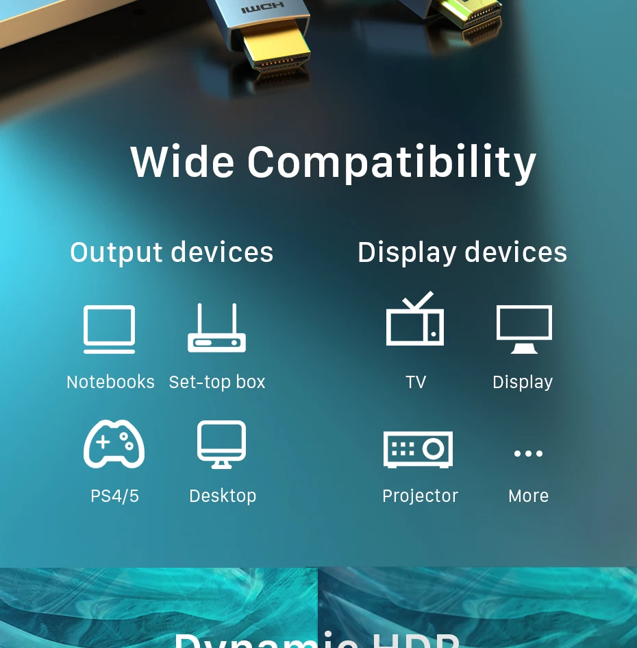 CABLETIME 8K HDMI-Kabel HDMI-kompatibel 2.1 8K/60Hz 4K/120Hz für PS5 Xiaomi TV Box Ultra High Speed zertifiziert 48 Gbit/s ﻿ – Detail 10