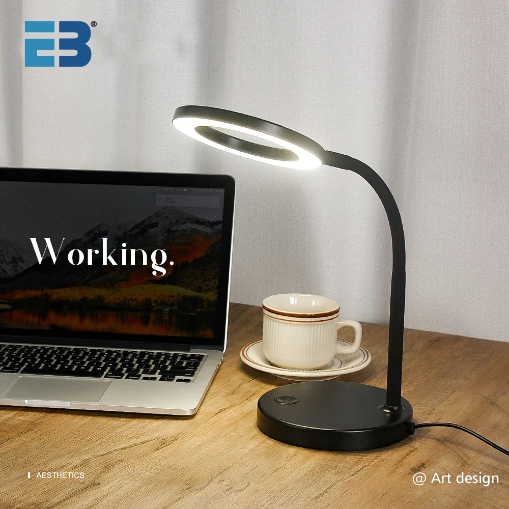 Table Lamp Led USB Touch Dimmable Table Lamp Bedroom Bedside Lamp Desk For Work Table Flexible Eye Protection Study Led Light