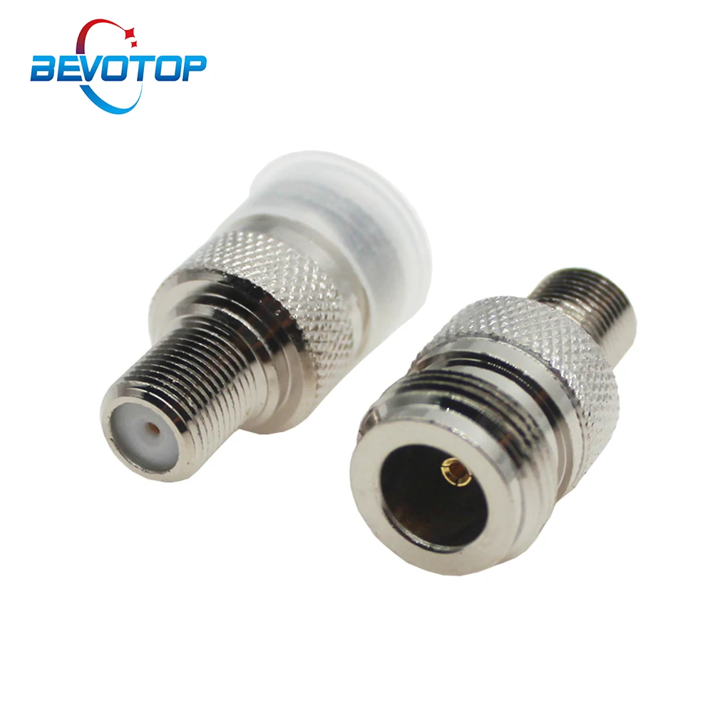 

10 PCS/lot N Female to F Female Jack RF Coaxial Adapter Coax Connector Converter Straight Type Bevotop Connectors