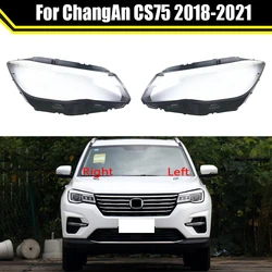 Car Front Headlight Glass Cover Head Light Lens Shell Lampshade Automobile Headlamp Covers For ChangAn CS75 2018 2019 2020 2021