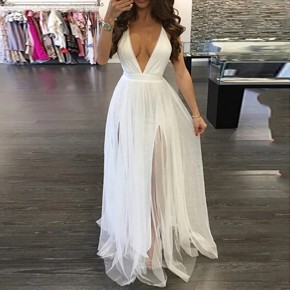 

Angelsbridep Tulle V-neck Wedding Dress Vintage Vestido Longo Rosa Novia Playa Noiva Curto Marriage Robe Mariee Blanche Church