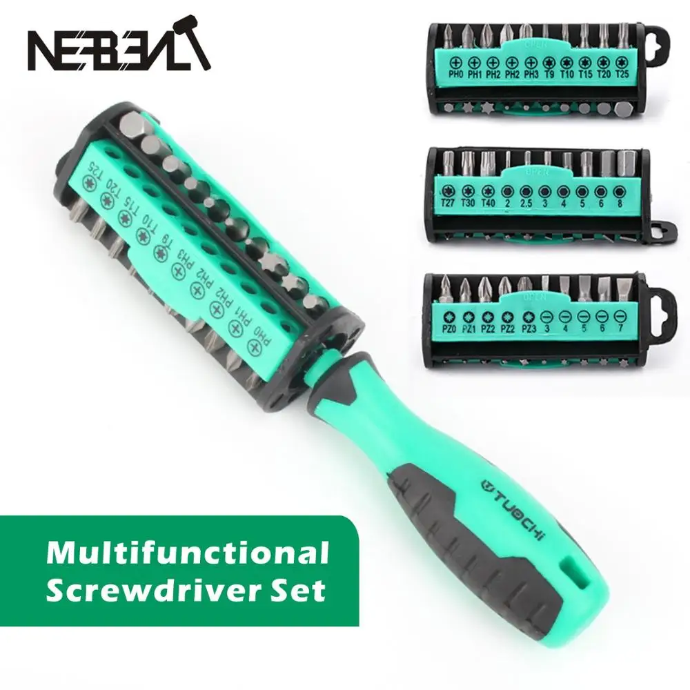 31 In 1 Precision Screwdriver Kit Magnetic Repair Tool Set Screwdriver Bit Set For Computer Cell Phone Watch Laptop Repair Tool