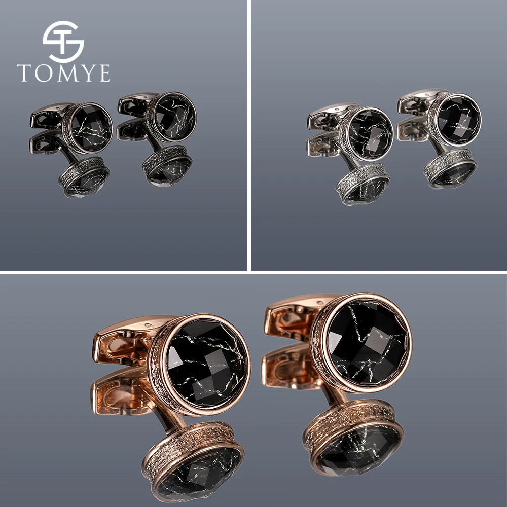 Cufflinks สำหรับผู้ชายทอมอี้ XK20S037คุณภาพสูงสบายๆรอบปุ่มธุรกิจอย่างเป็นทางการชุดกระดุมข้อมือเสื้อเชิ้ต Links สำหรับงานแต่งงานของขวัญ