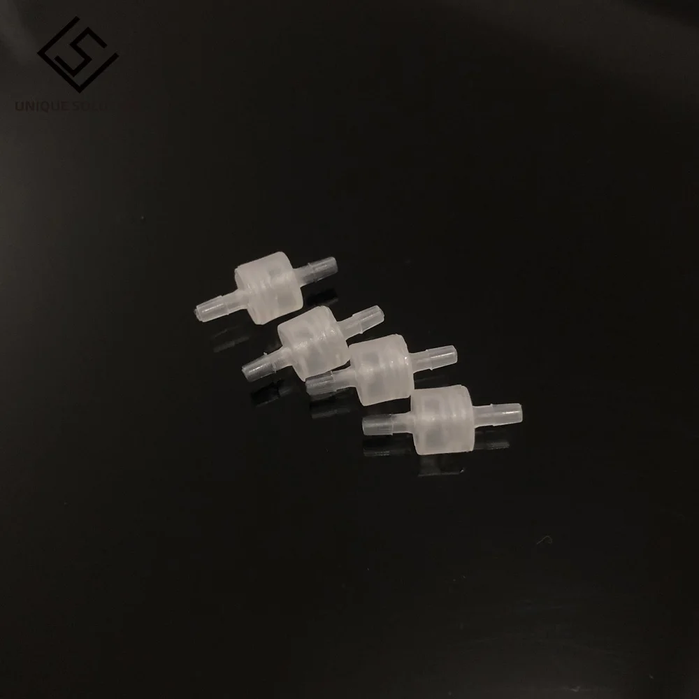CISS Ink  Connector One Way Valve for CISS  Connector One Way Valve for Bulk Ink System 4 color White Transparent