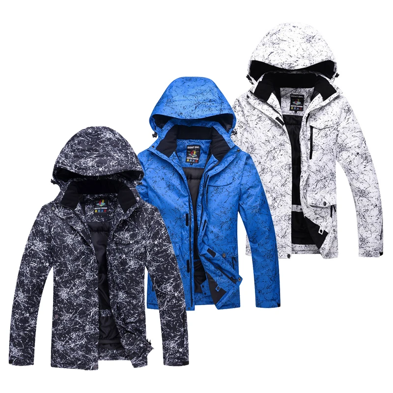 

Waterproof Snow Jackets for Men and Women, Outdoor Sports, Ski Coats, Snowboarding Clothing, Winter Costume, Ice, Warm,-30