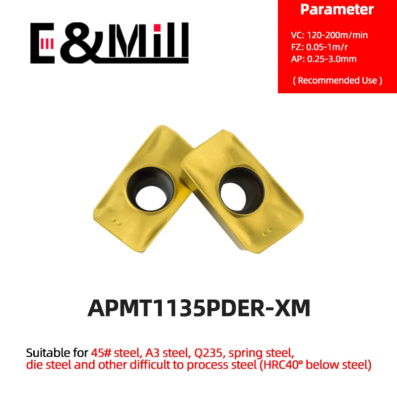 1/5/10PCS APMT1135 APMT1604 PDER Utensile per fresatura in metallo duro CNC 300R 400R Inserto per fresatura frontale APMT1604PDER APMT Inserto per tornitura