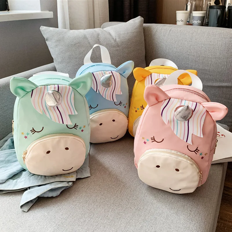 One-horned toddler backpack
