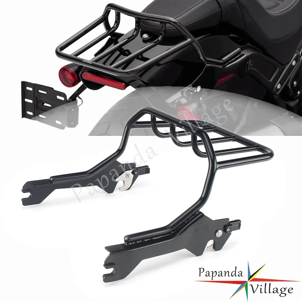 

For Harley Breakout FXBRS 114 2018 2019 2020 Detachable Motorcycle Rear Luggage Shelf Rack for Fat Boy FLFB FXBR FLFBS 18-later