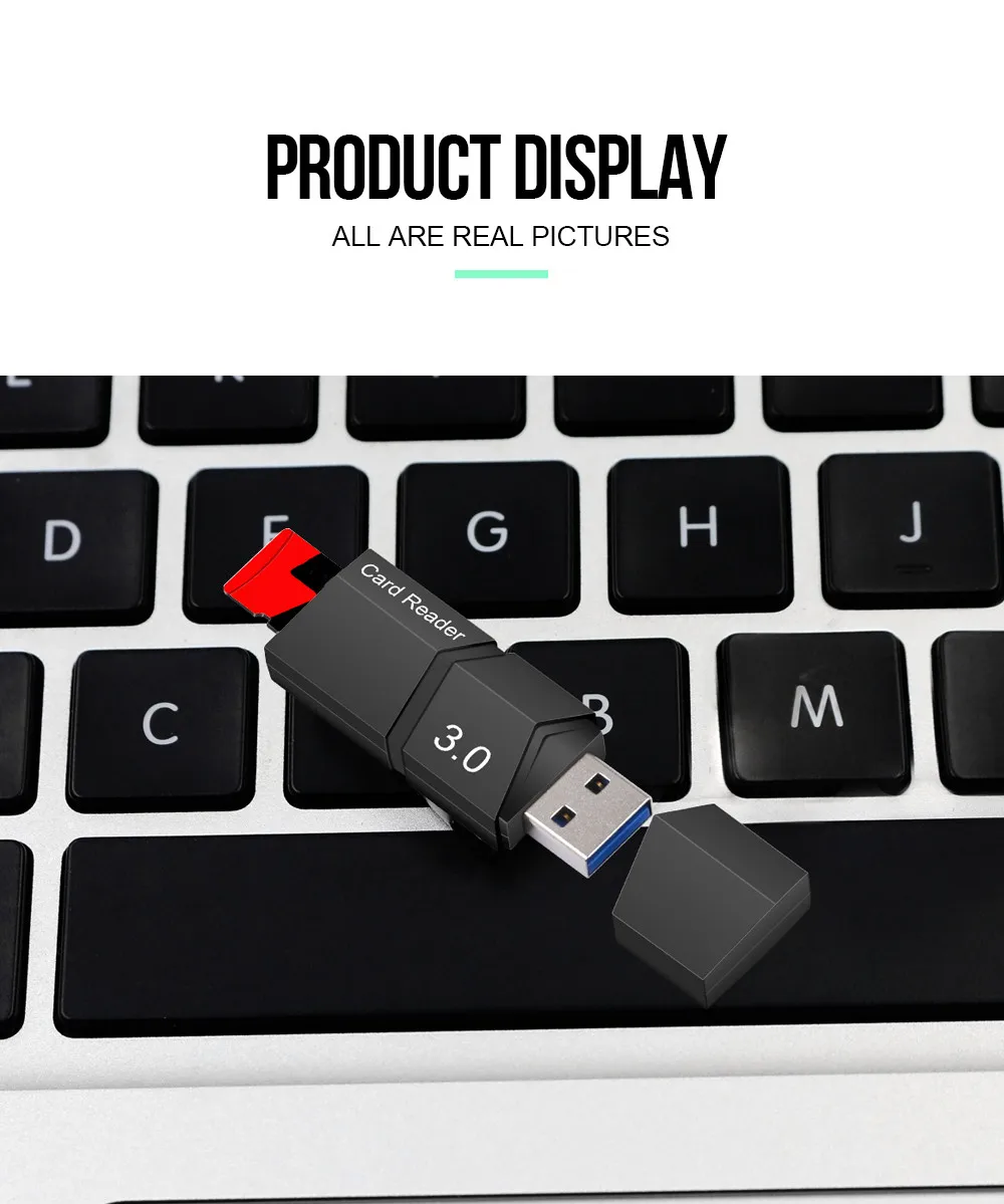 Đầu Đọc Thẻ USB 3.0 Micro USB Adapter Kết Nối Tốc Độ Cao Đầu Đọc Thẻ Nhớ TF Microsd Đầu Đọc