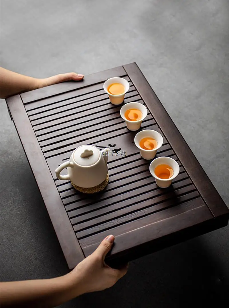 

Rectangular Wood Tea Trays Chinese Tea Serving Kung Fu Tea Tray Table Water Storage Tray Tea Set Tool