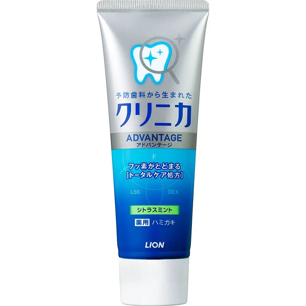 日本のライオンクリニカミント歯磨き粉,3個,歯のホワイトニング用,日常使用,喫煙者の汚れ,疫病,悪臭を取り除きます