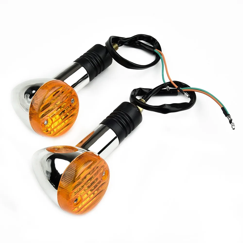 2pcs Motorcycle Turn Signals 12V For Honda Shadow VT 750 1100 VTX 1300 1800 C Motorcycle bike Directional Lights Accessories