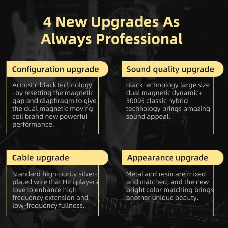 Kz zsn pro x metal com fio fone de ouvido tecnologia híbrida 1ba + 1dd no ouvido monitor alta fidelidade fone com microfone esporte jogo fones