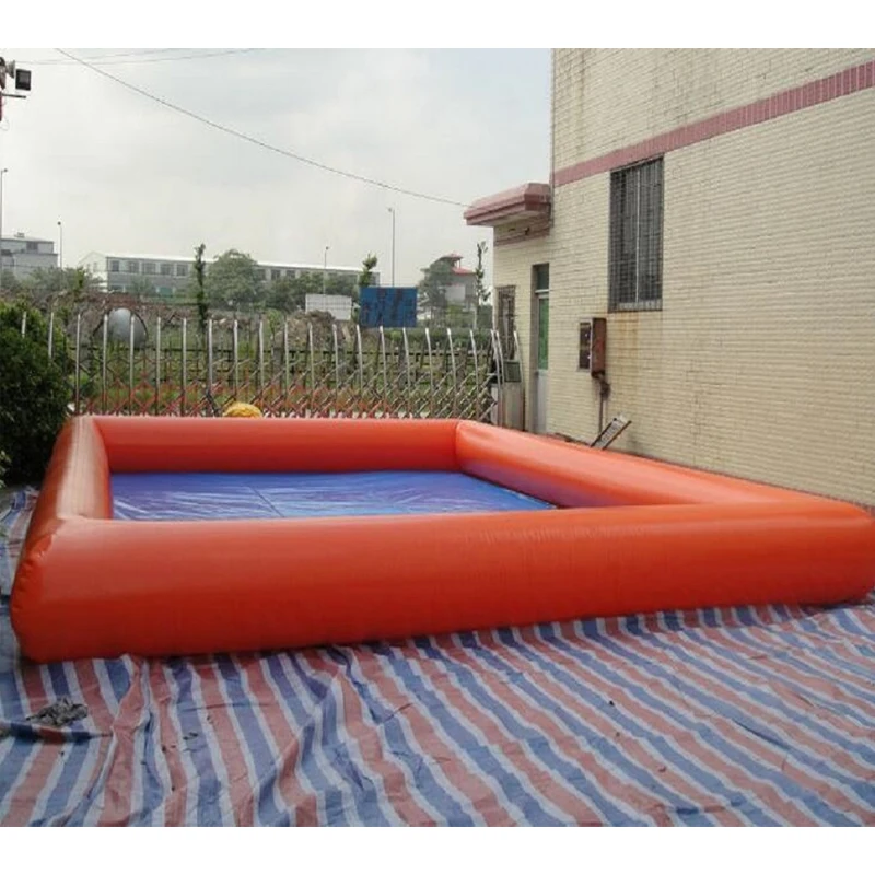 Swimming Pool Inflated Commercial PVC Inflatable Water Pool For Adults And Kids Play