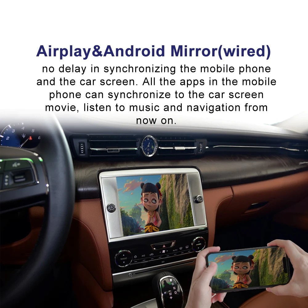 Car Wireless CarPlay For Land Rover Evoque 2013 -2018 Android Auto Module Box Video Interface Mirror-Link GPS Navigation 4G WiFi