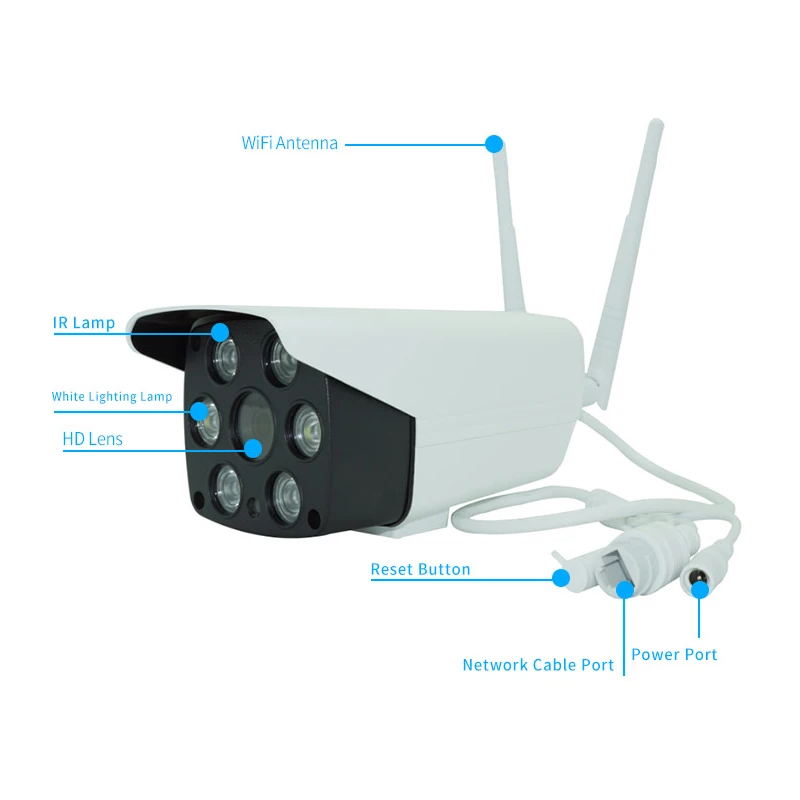 Ewelink-cámara inteligente impermeable IP66, intercomunicador de Audio bidireccional, visión nocturna, IR, LED, para exteriores, WiFi, 1080P, novedad