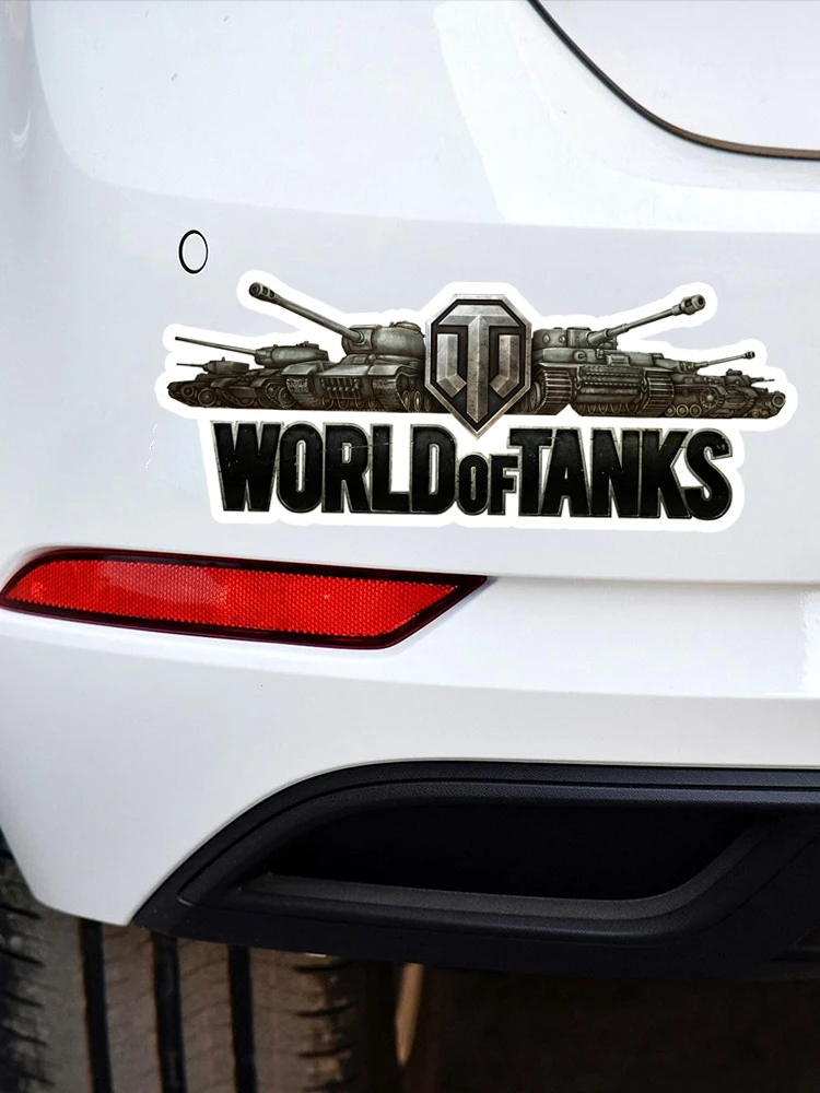 S30986# Various Sizes Self-adhesive Decal World of Tanks Car Sticker Waterproof Auto Decors on Bumper Rear Window Laptop