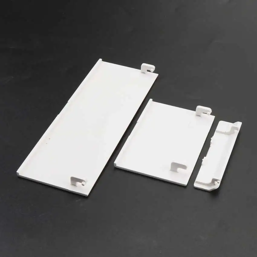 YuXi Memeory Card Door Battery Back Door Cover Lids Shell 3 in 1 Replacement For Wii Console Black/White