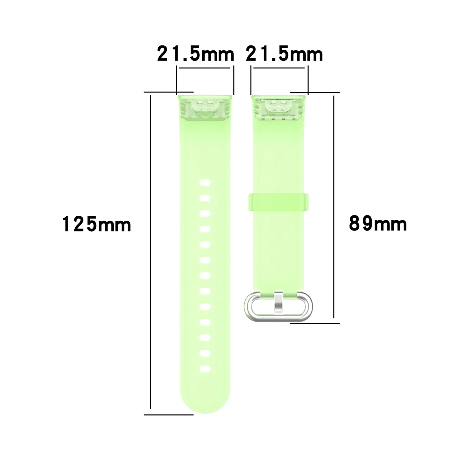 Correa translúcida de TPU para Xiaomi Mi Watch Lite, pulsera para Redmi Watch Band