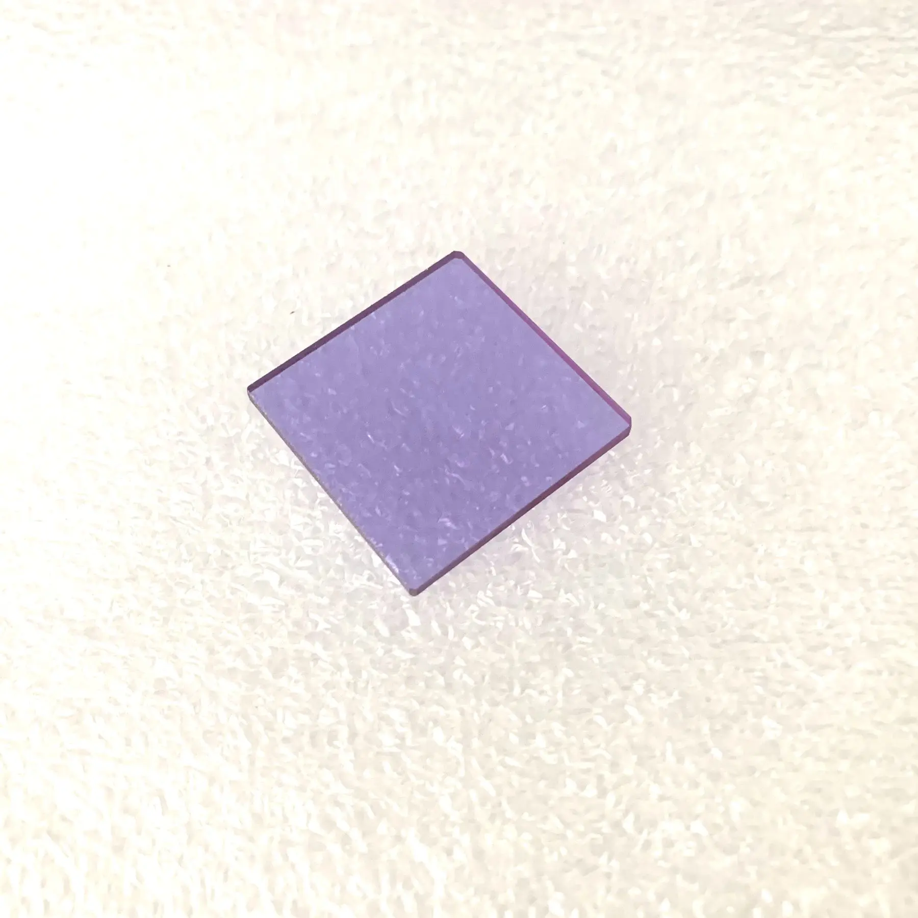 Rozmiar 25.4x25.4mm kwadratowe szkło optyczne Didymium PNB586