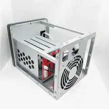 Home NAS Server Chassis 4 Bays Support Mini-ITX Black #4