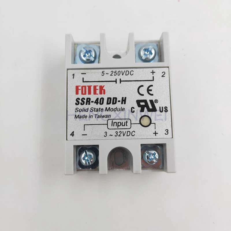 Solid State Relay SSR-10DD-H SSR-25DD-H SSR-40DD-H SSR-50DD-H SSR-60DD-H SSR-75DD-H DC 3-32V TO 5-250V