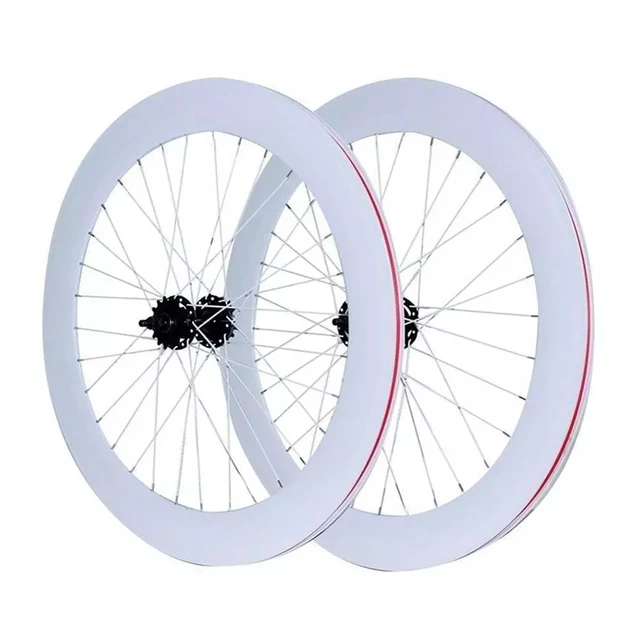 White road bike wheels sale