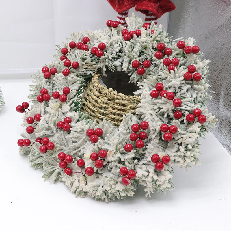 DIY Merry Christmas Decorations For Home Natural Rattan Wreath Garland Tree Craft Xmas Decor Accessories Spring Wedding New Year