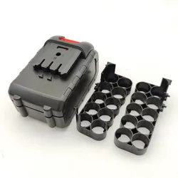 5s2p18650 Holder Storage Box 21v 18v Mini Screwdriver Lithium Battery Case for Electric Drill Cordless