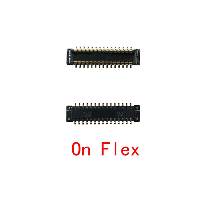 2-5pcs/lot LCD Display FPC Connector On Motherboard Repair for Meizu M5 Note M1 Note Screen Port Plug On Flex 30pin