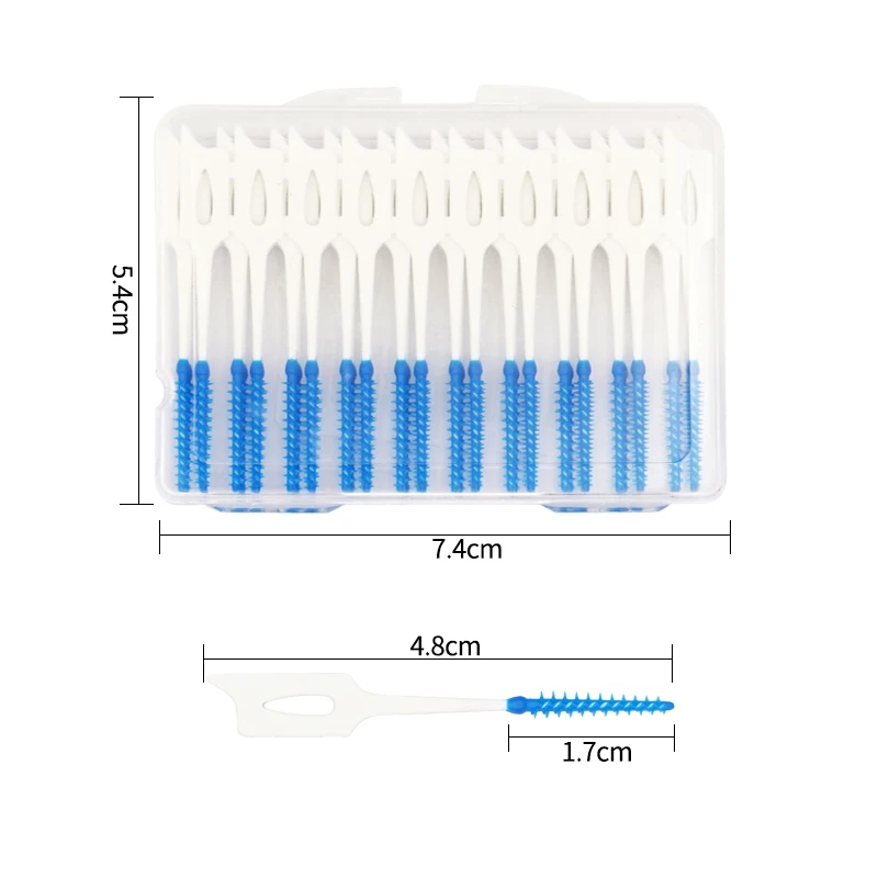 1200pcs Interdental Brushes Super Soft Silicone Dental Cleaning Brush Teeth Care Dentist Floss Toothpicks Oral Tools