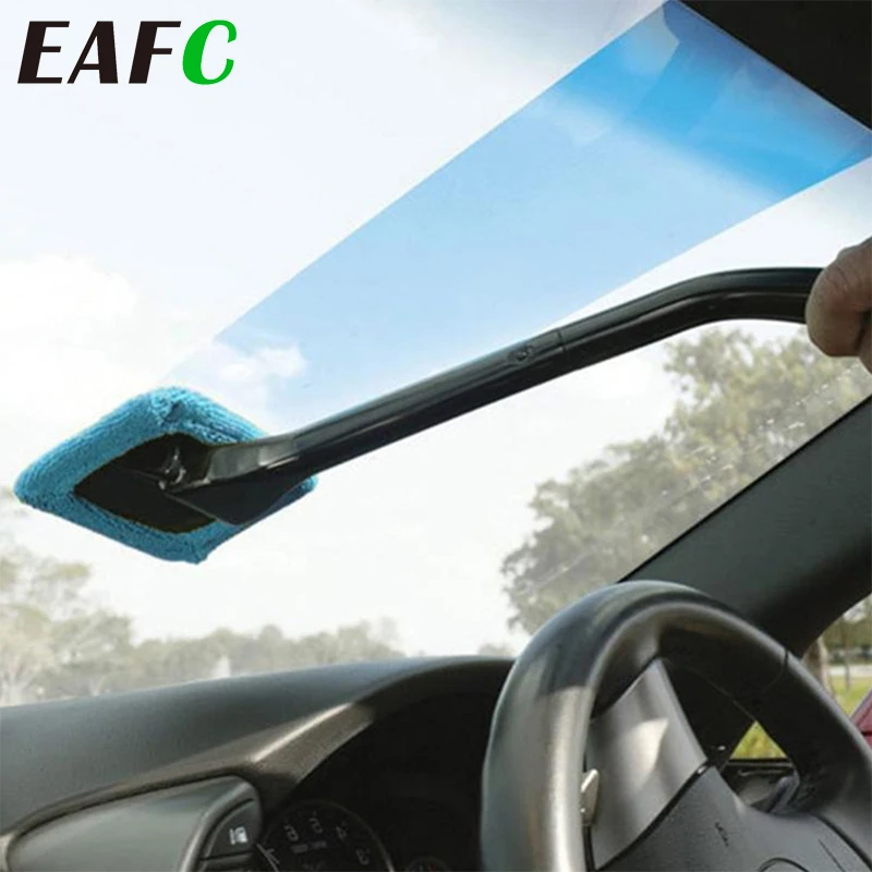 Eafc Auto Windschutz scheibe Reinigungs bürste Zubehör lange Griff Auto waschanlage 40cm Staub Auto Windschutz scheibe Handtuch handlich wasch bar Auto Reiniger