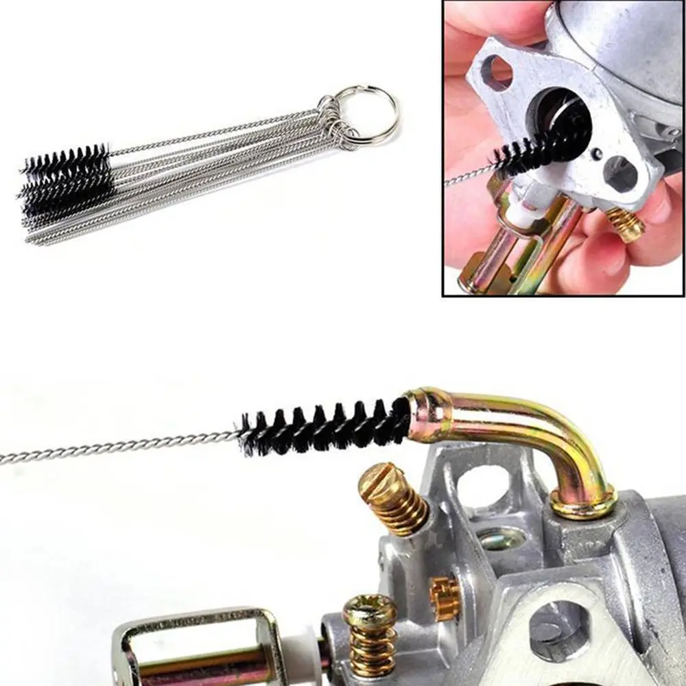 Metal Scavenging Clogging Motorcycle Tubing Needle Brush Oil pipe dredging Carburetor Cleaning Tool Janitorial Supplies