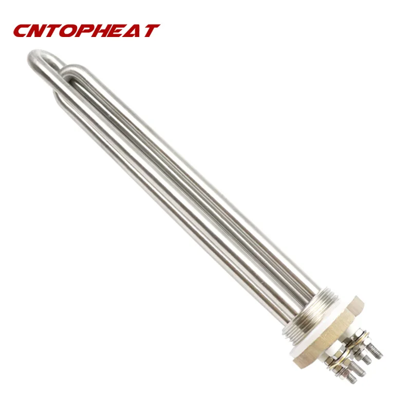 48V 3000W DC Water Heater SUS304 DN25 Immersion Heating Element 1