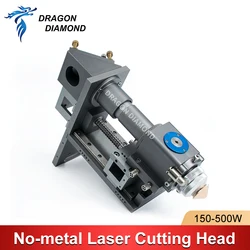 CO2 Laser Cutting Head With Ruida Metal Cutting Set 150-500W Metal Non-Metal Hybrid Auto Focus For Laser Cutting Machine