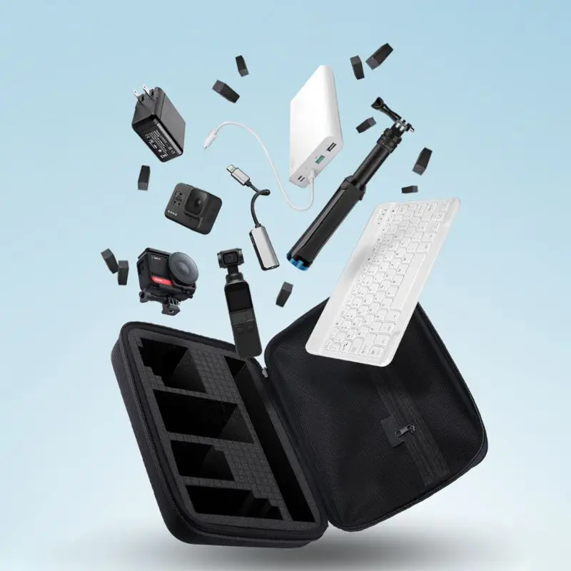 Custodia rigida di grande capacità custodia portatile per valigia Action Camera 360 R