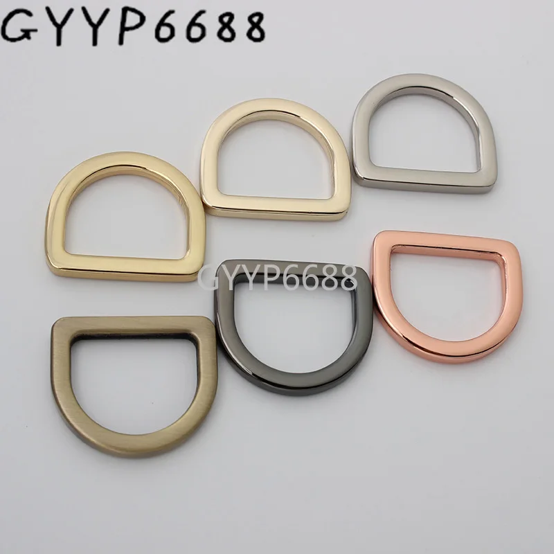 10-30-100pcs 6 colors 3.0*28*20mm closed tabular d-ring for chain bag shoulderbag hardware purse accessories