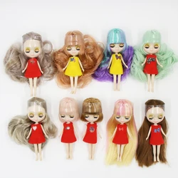 ICY DBS Blyth Mini Doll 10CM Normal Body DIY Toy Cute DOlls for Girls Random Dress
