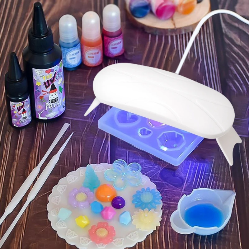 Portable Mini LED Resin Curing Lamp UV Dryer GEL Drying Light USB